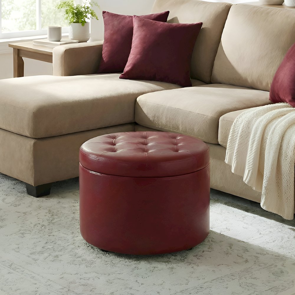 Designs4Comfort Round Shoe Ottoman