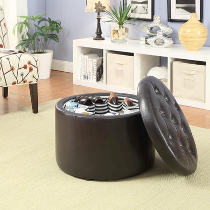 Designs4Comfort Round Shoe Ottoman