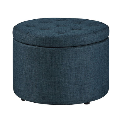 Designs4Comfort Round Shoe Storage Ottoman