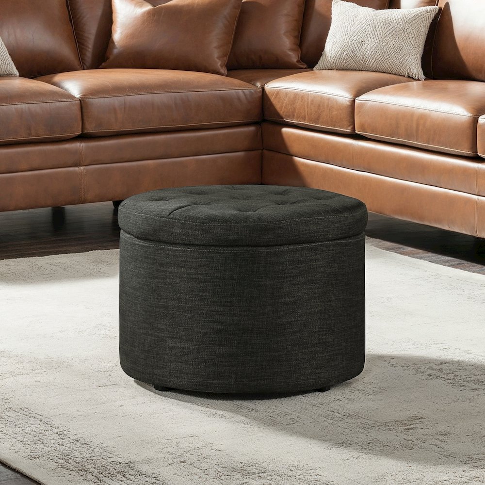 Designs4Comfort Round Shoe Ottoman