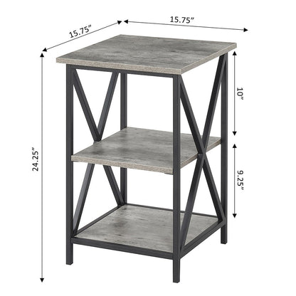 Tucson 3 Tier End Table