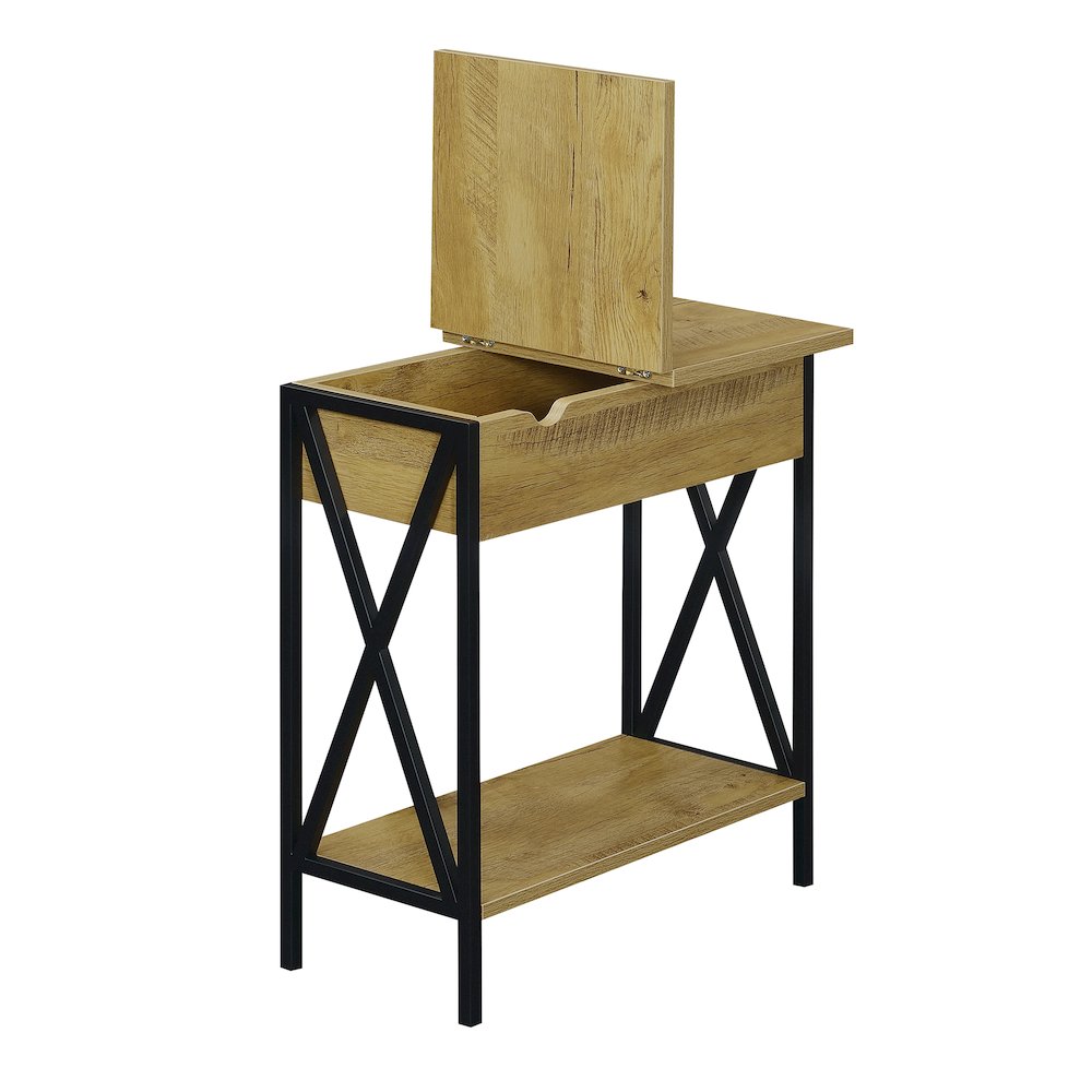Tucson Flip Top End Table with Charging Station