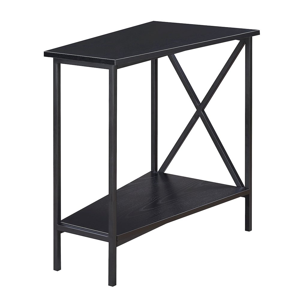 Tucson Wedge End Table with Shelf