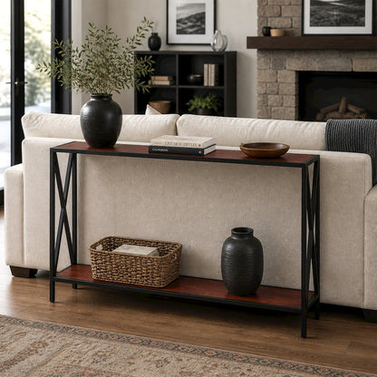 Tucson Console Table with Shelf