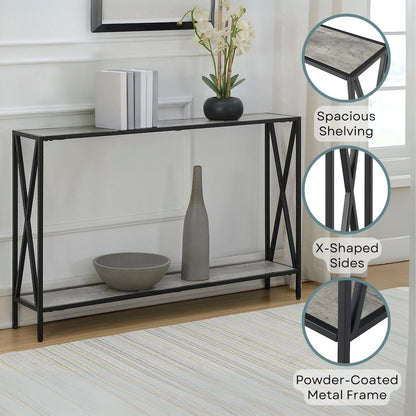 Tucson Console Table with Shelf