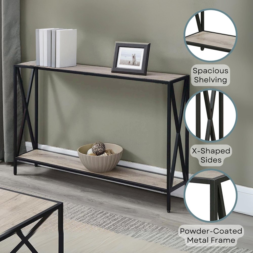 Tucson Console Table with Shelf