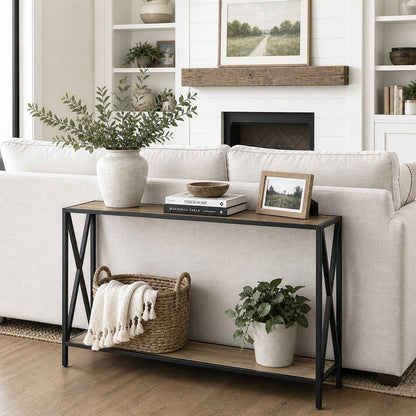 Tucson Console Table with Shelf