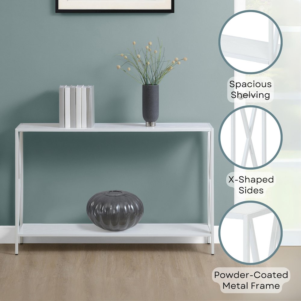 Tucson Console Table with Shelf