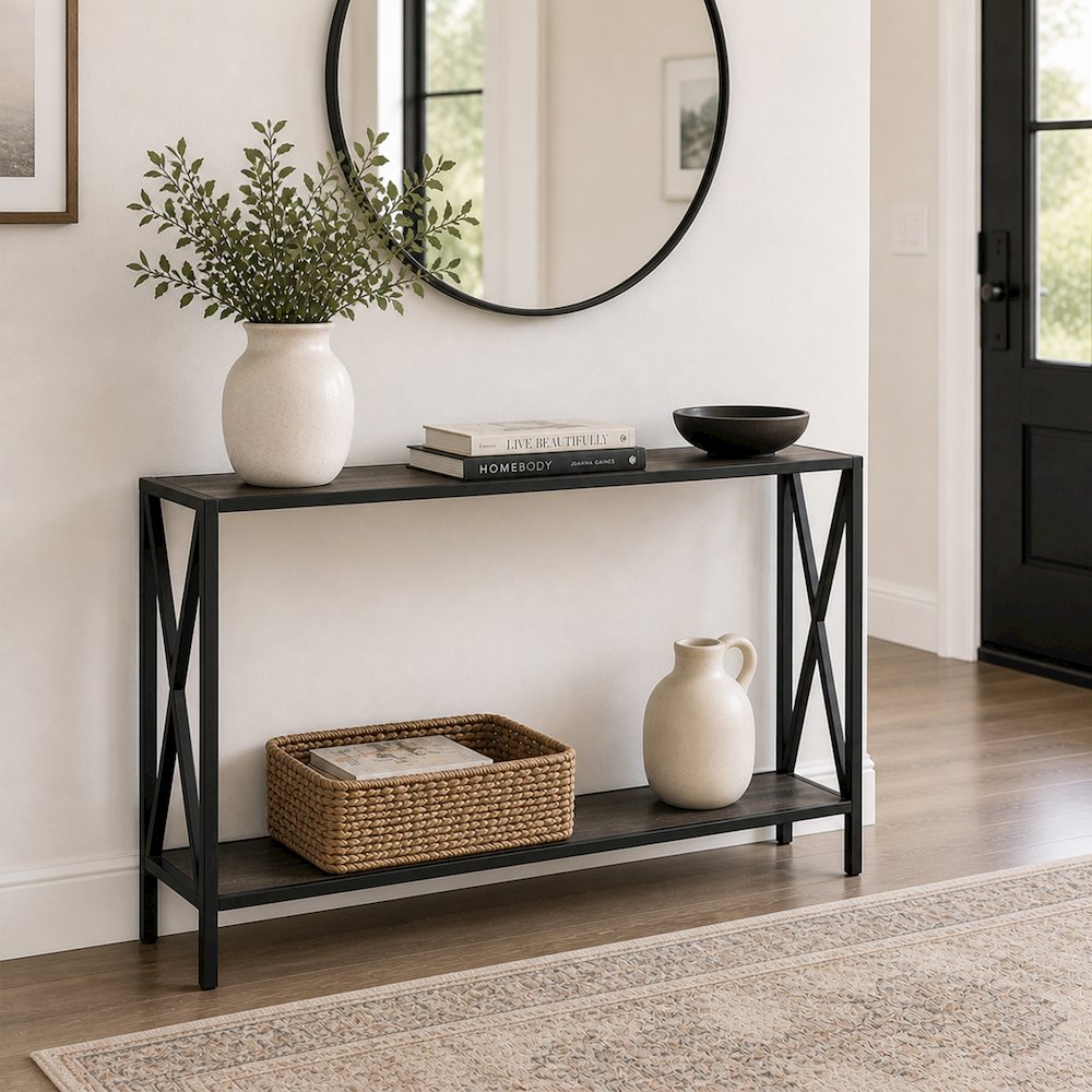 Tucson Console Table with Shelf