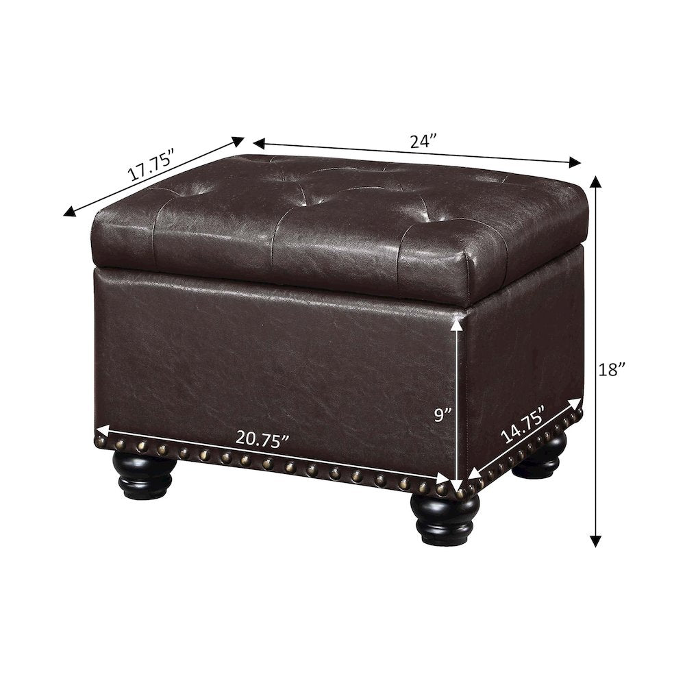5th Avenue Storage Ottoman