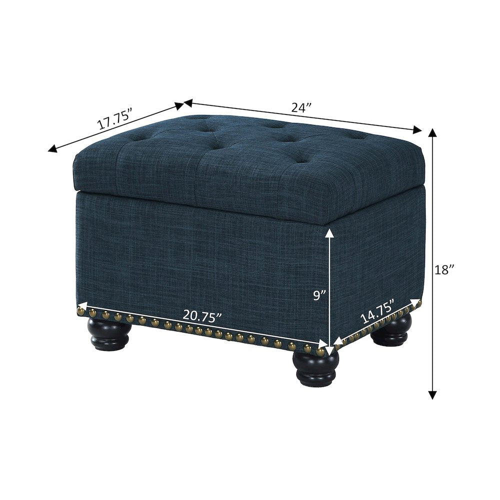 5th Avenue Storage Ottoman