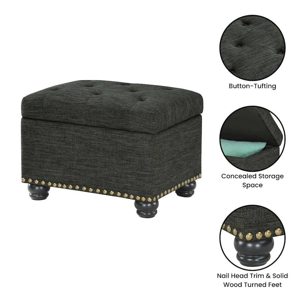 5th Avenue Storage Ottoman