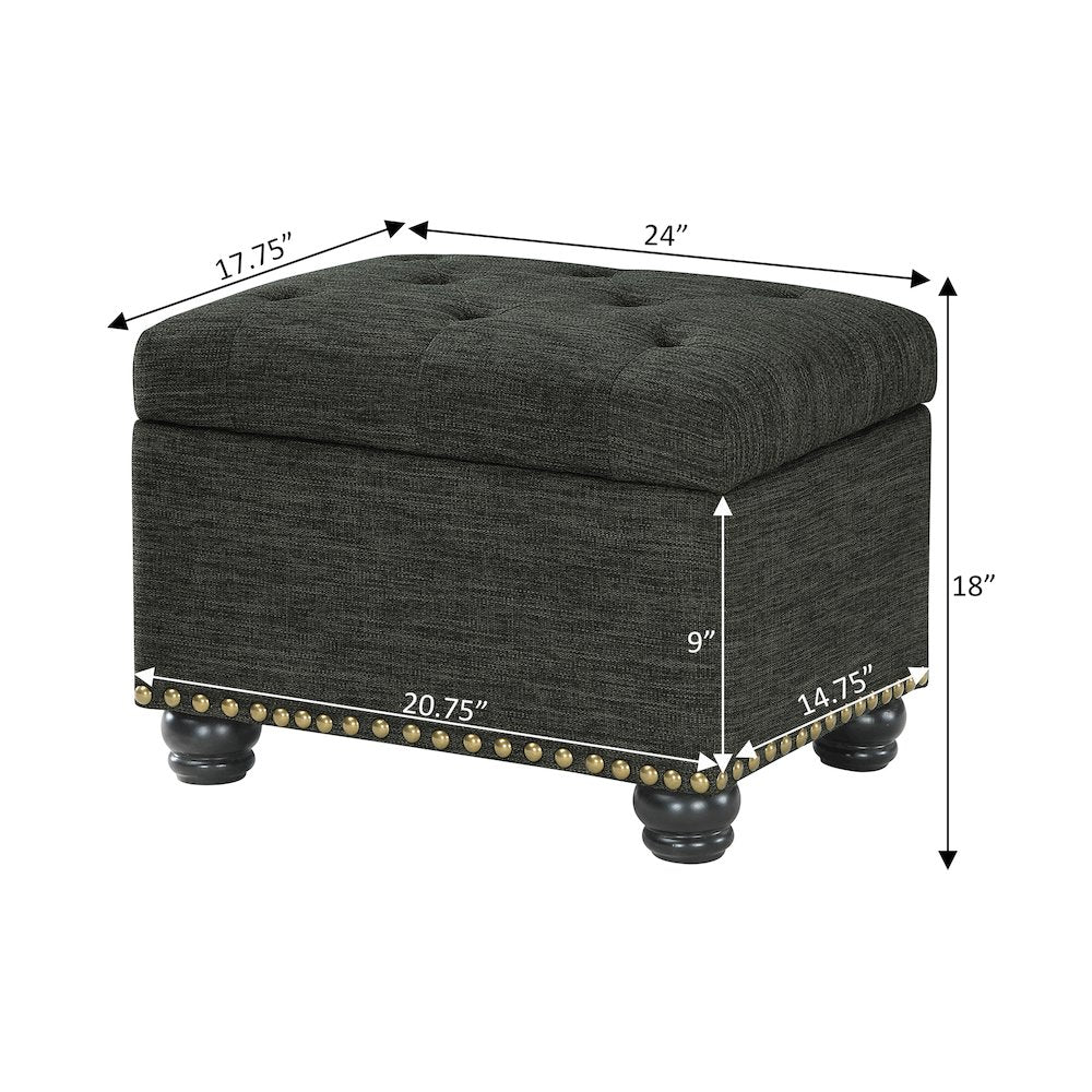 5th Avenue Storage Ottoman