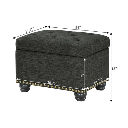 5th Avenue Storage Ottoman