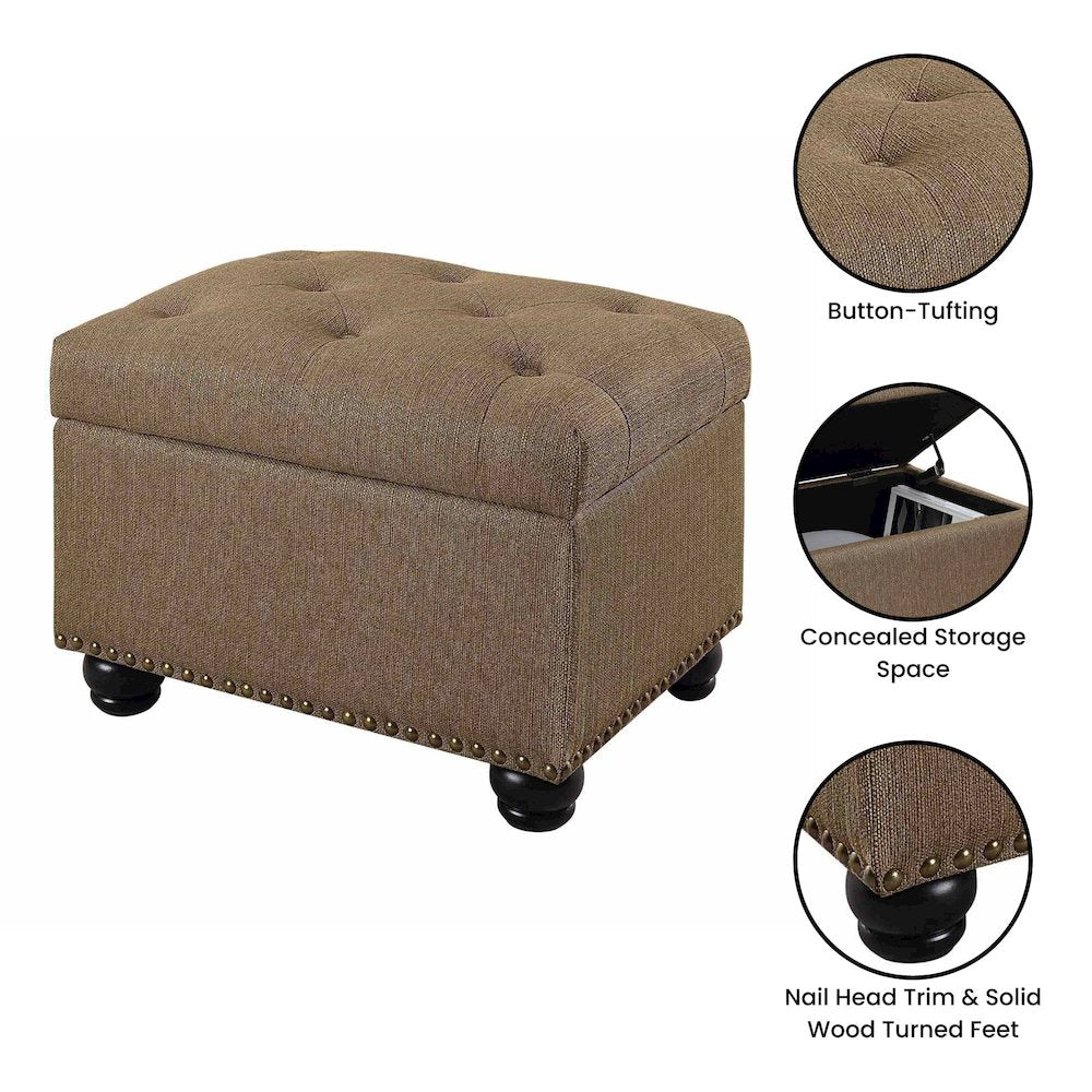 Designs4Comfort 5th Avenue Storage Ottoman