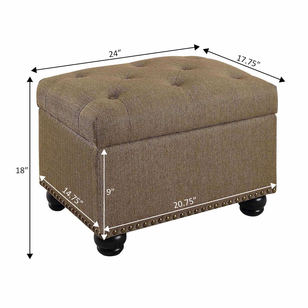 Designs4Comfort 5th Avenue Storage Ottoman
