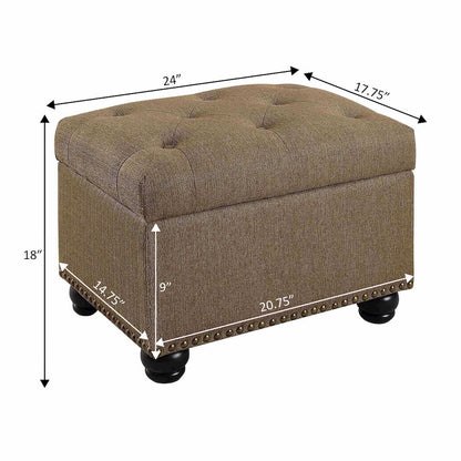 Designs4Comfort 5th Avenue Storage Ottoman