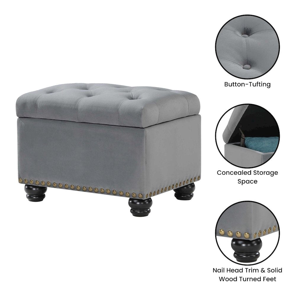5th Avenue Storage Ottoman