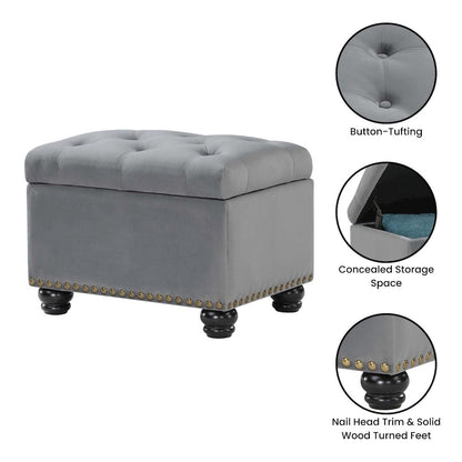 5th Avenue Storage Ottoman