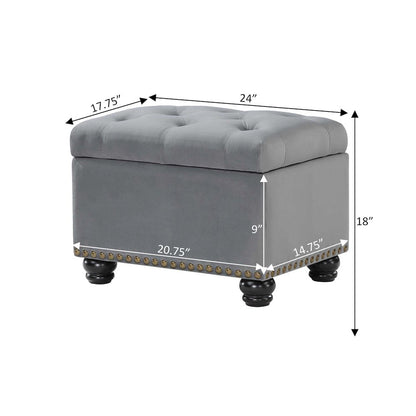 5th Avenue Storage Ottoman