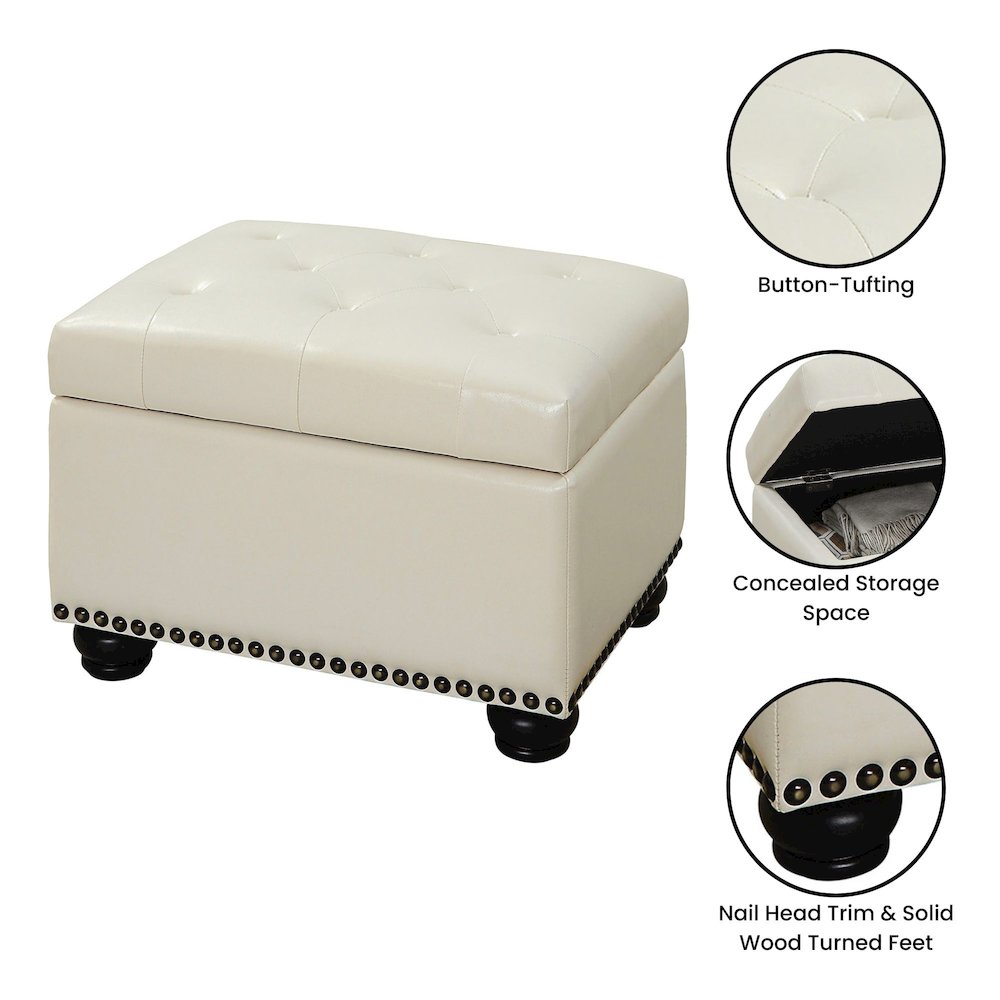 5th Avenue Storage Ottoman