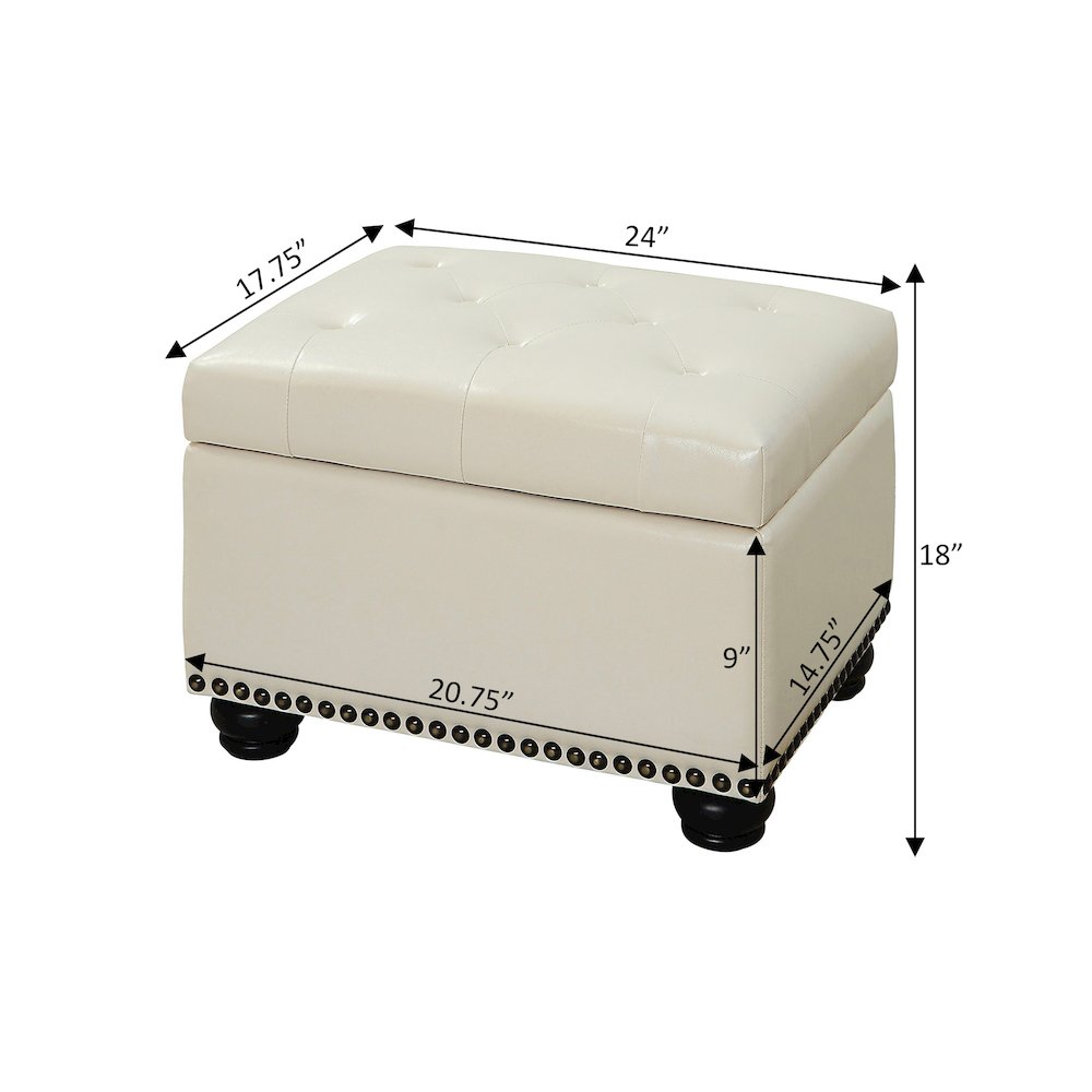 5th Avenue Storage Ottoman