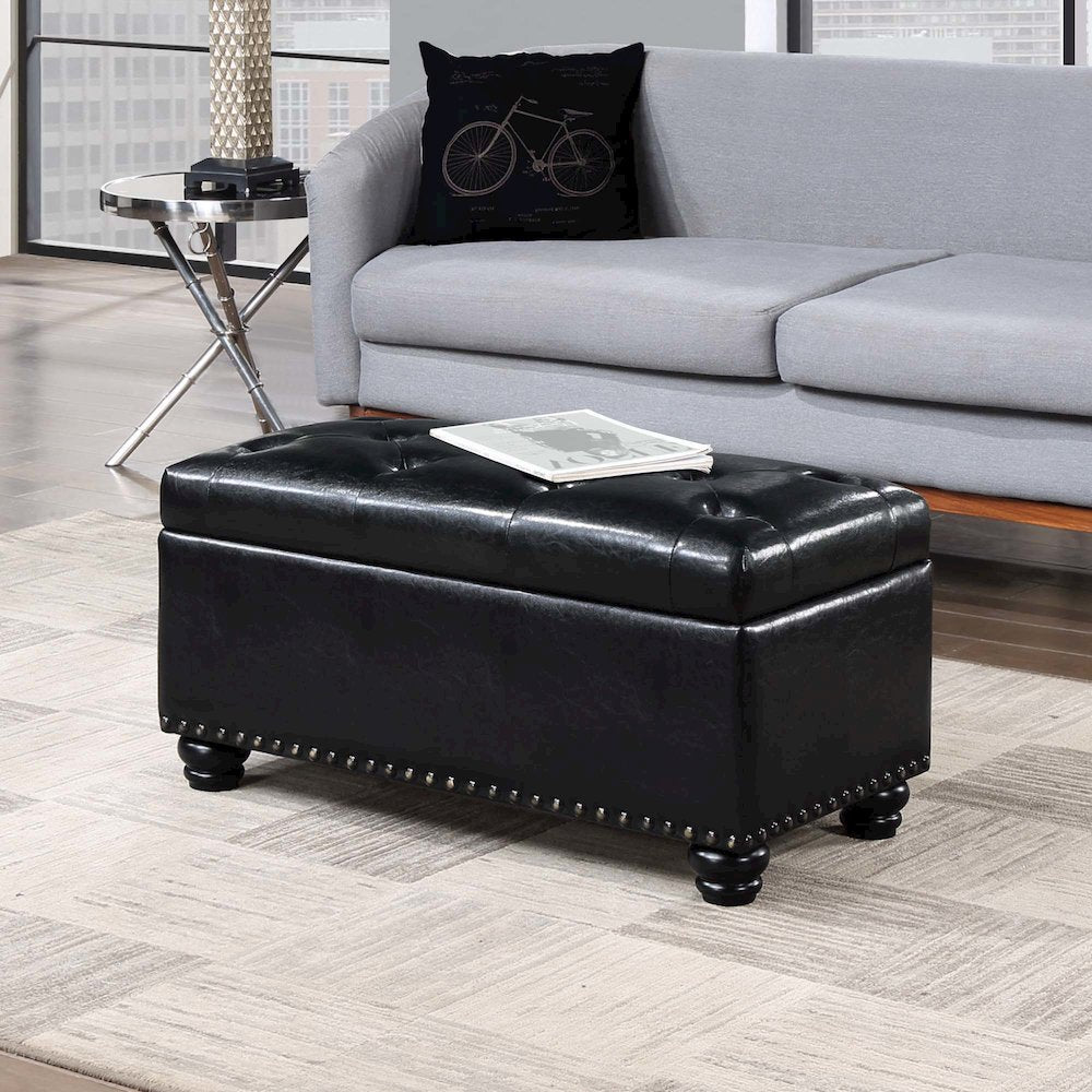Designs4Comfort 7th Avenue Storage Ottoman Bench