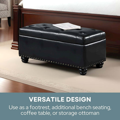 Designs4Comfort 7th Avenue Storage Ottoman Bench
