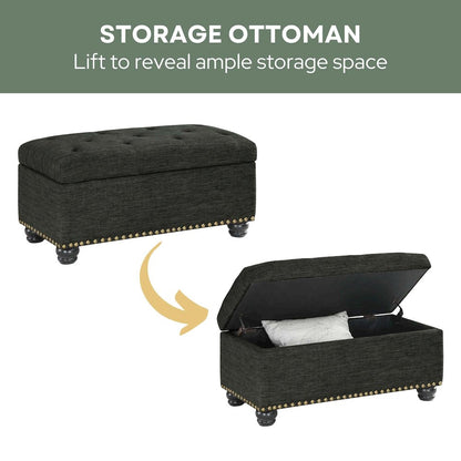 Designs4Comfort 7th Avenue Storage Ottoman Bench