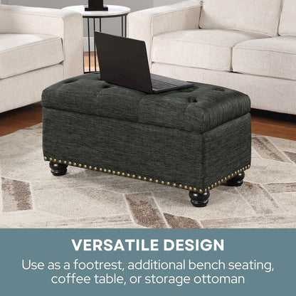 Designs4Comfort 7th Avenue Storage Ottoman Bench