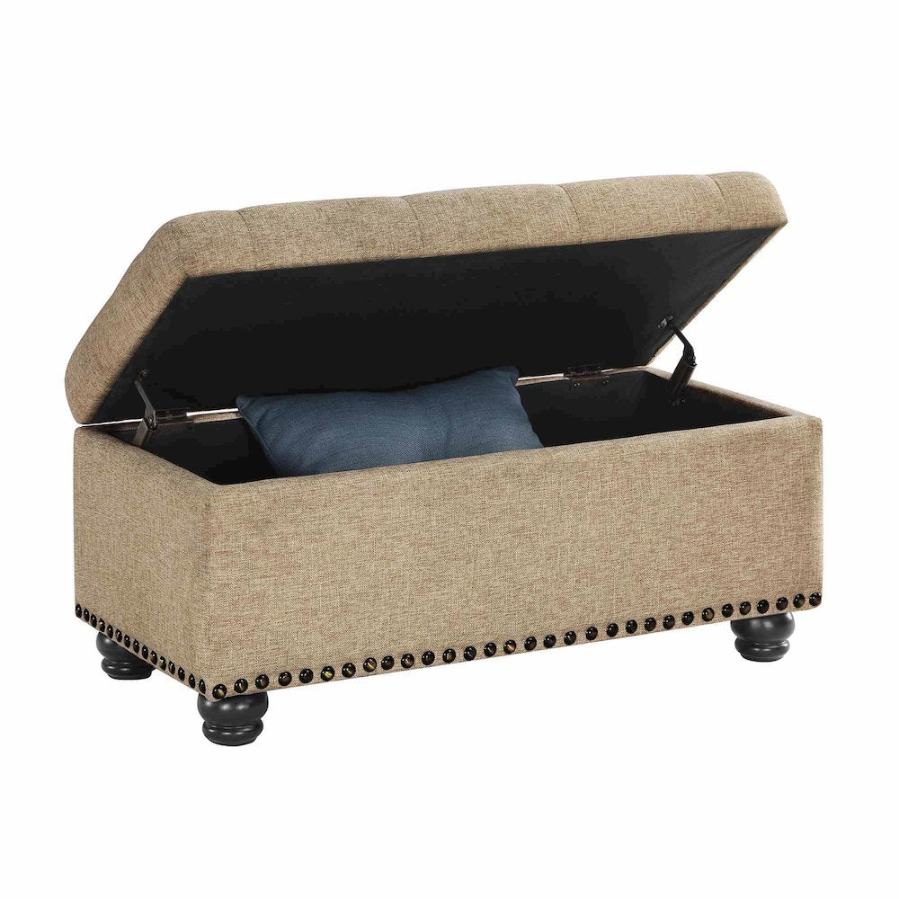 Designs4Comfort 7th Avenue Storage Ottoman Bench