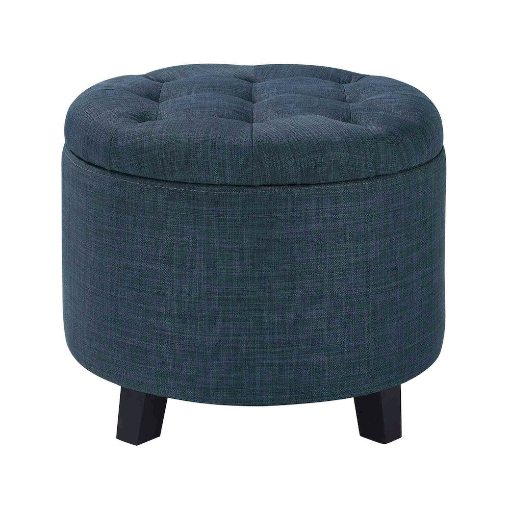 Designs4Comfort Round Storage Ottoman