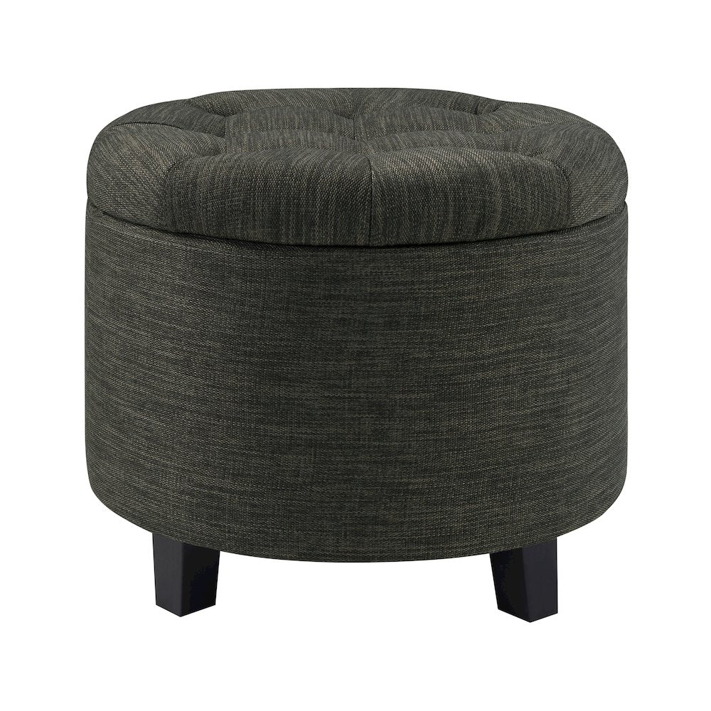 Designs4Comfort Round Storage Ottoman