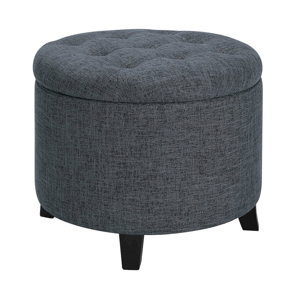 Designs4Comfort Round Storage Ottoman