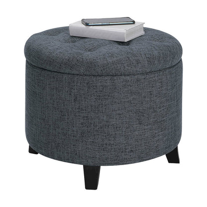 Designs4Comfort Round Storage Ottoman