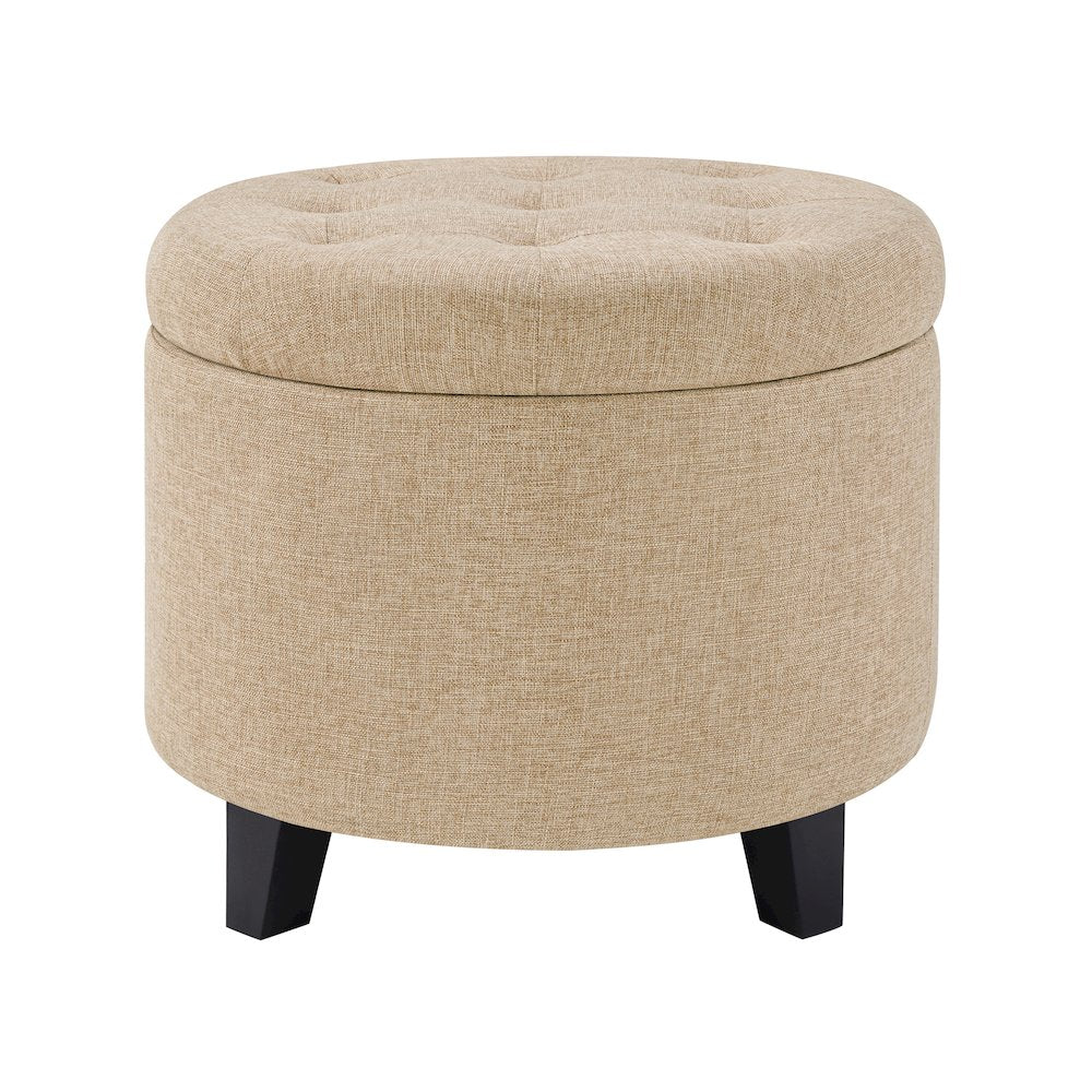 Designs4Comfort Round Storage Ottoman