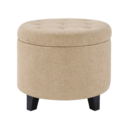 Designs4Comfort Round Storage Ottoman