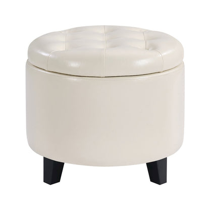 Designs4Comfort Round Storage Ottoman