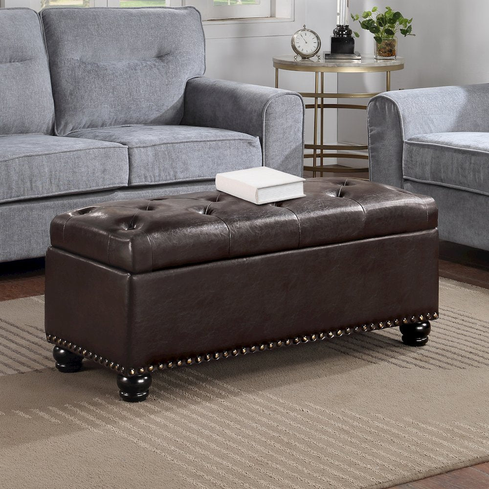 Designs4Comfort 9th Avenue Storage Ottoman Bench