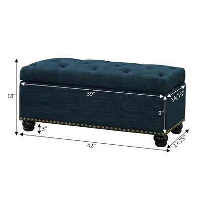 Designs4Comfort 9th Avenue Storage Ottoman Bench