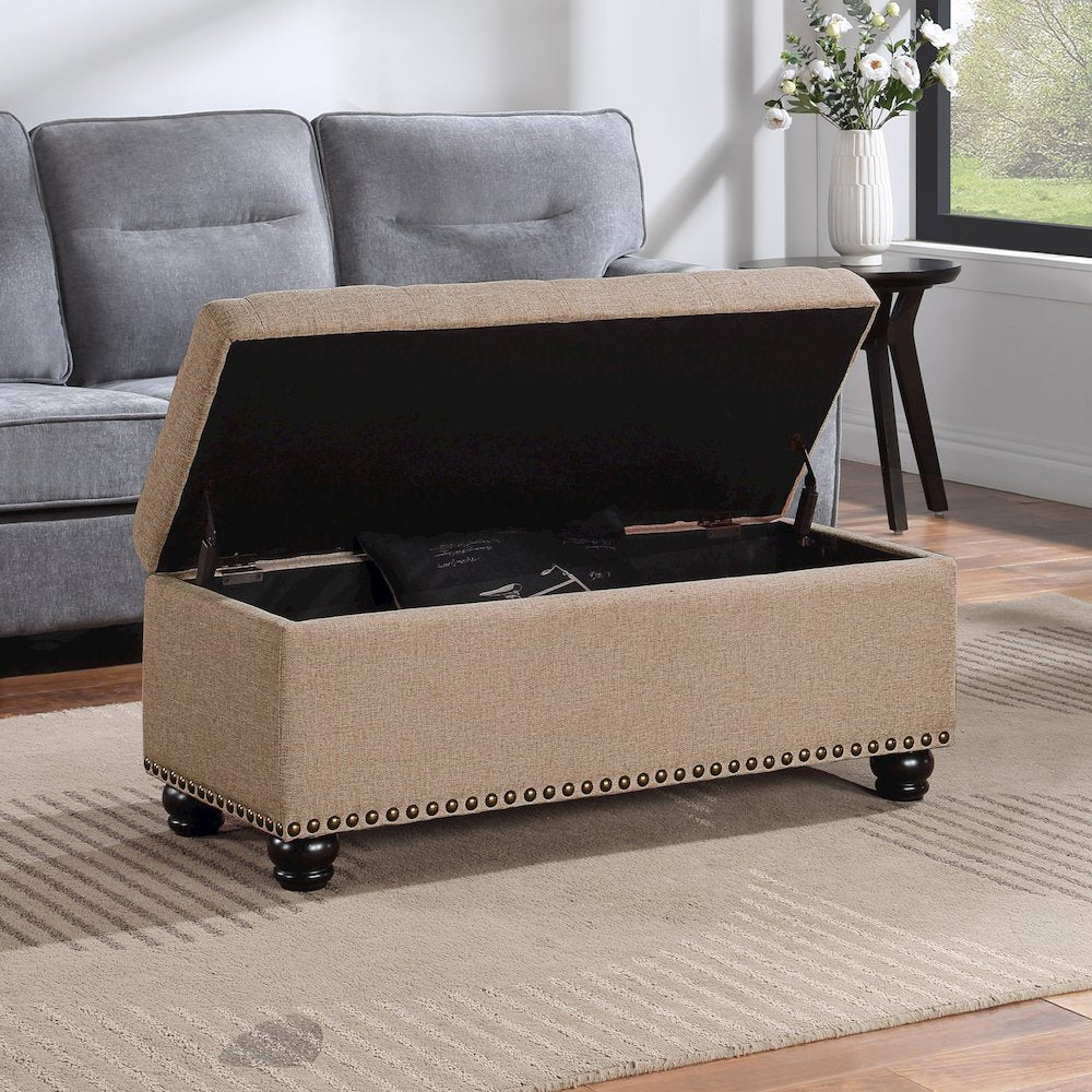Designs4Comfort 9th Avenue Storage Ottoman Bench