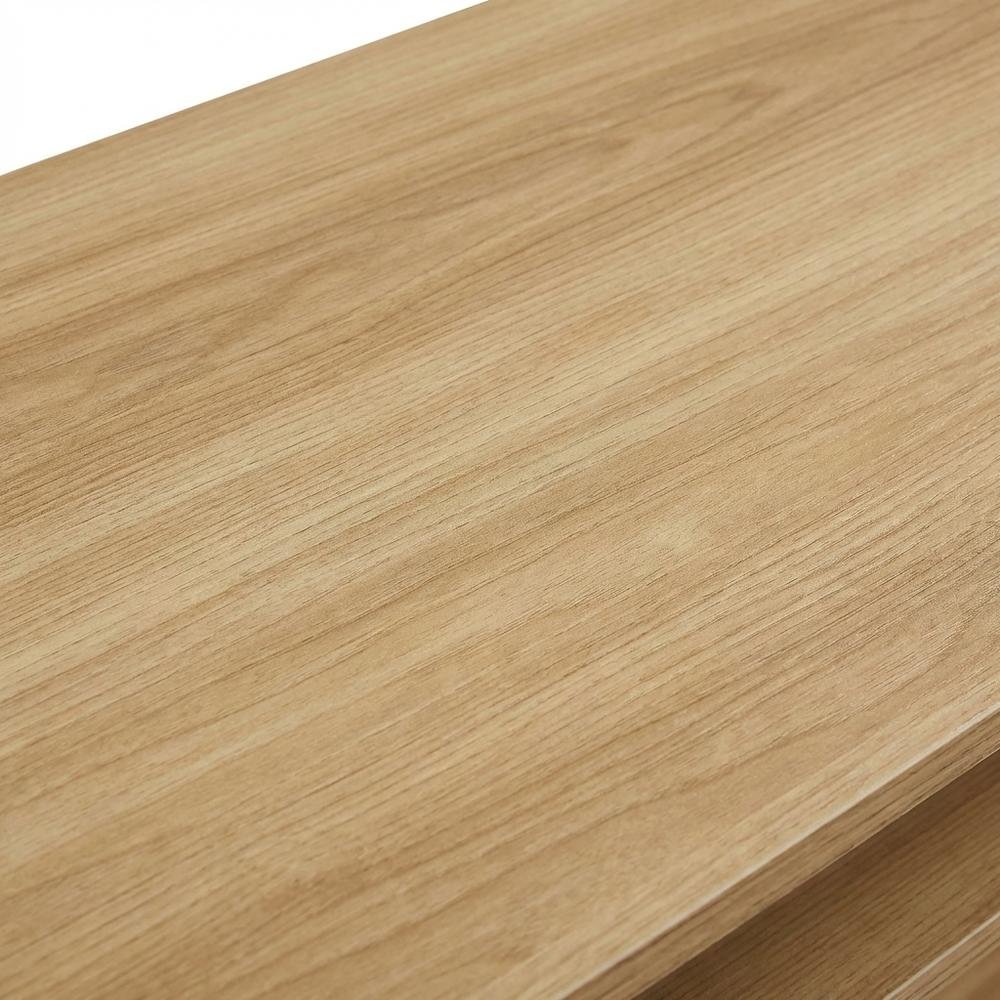 Wood Student Desk With Melamine Veneer Surface And Stainless Steel Poles