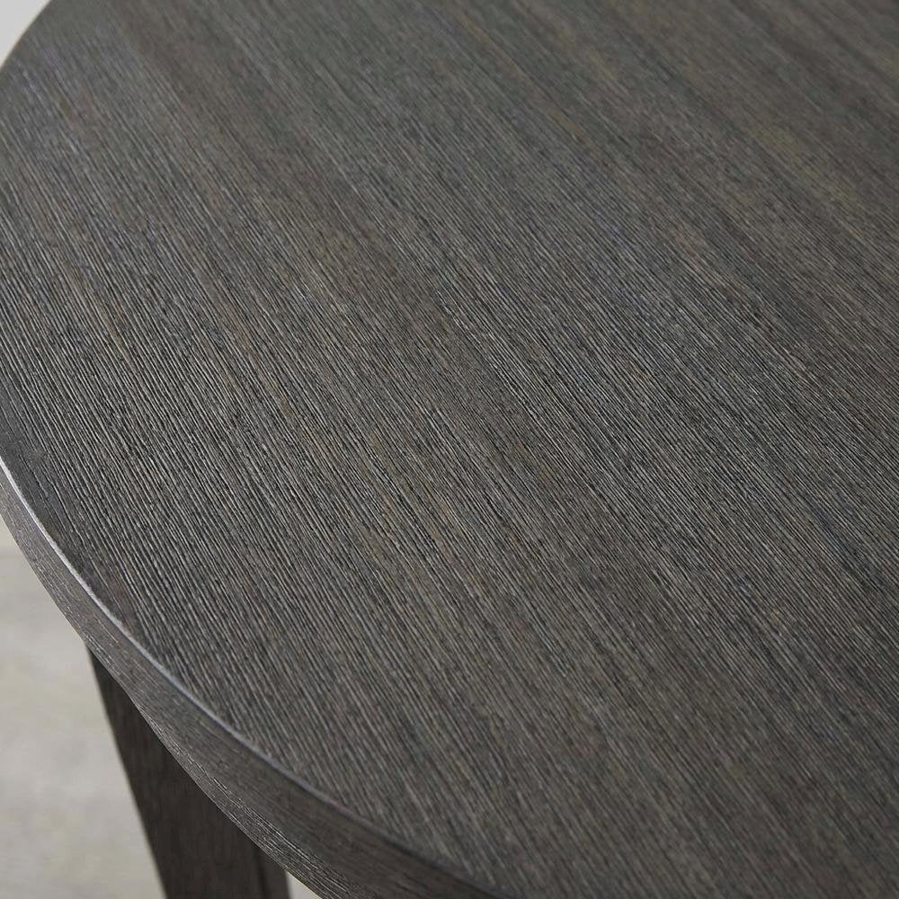 Vintage-Style Round End Table for Living Room or Bedroom