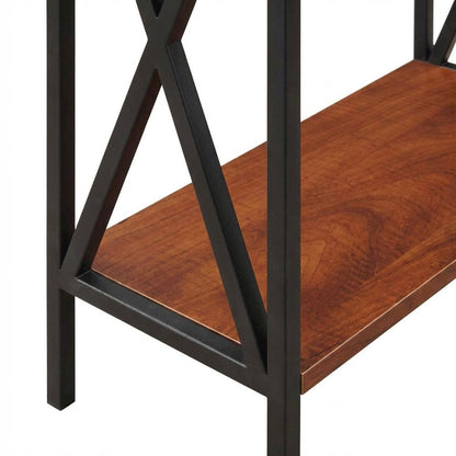 Small coffee table with flip top functionality and compact design