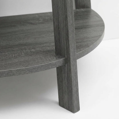 Corner Bookcase with Five Shelves for Space Saving Storage