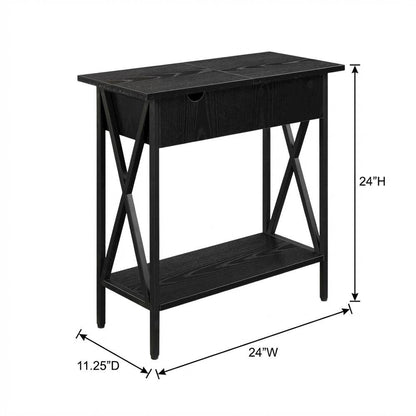 Contemporary Flip Top Coffee Table with Sturdy Construction and Compact Design