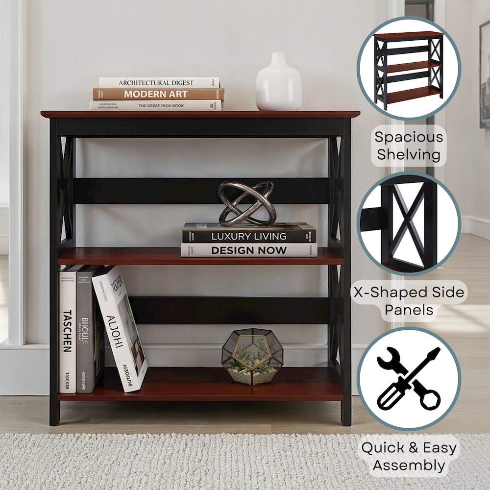 Oxford 3 Tier Bookcase