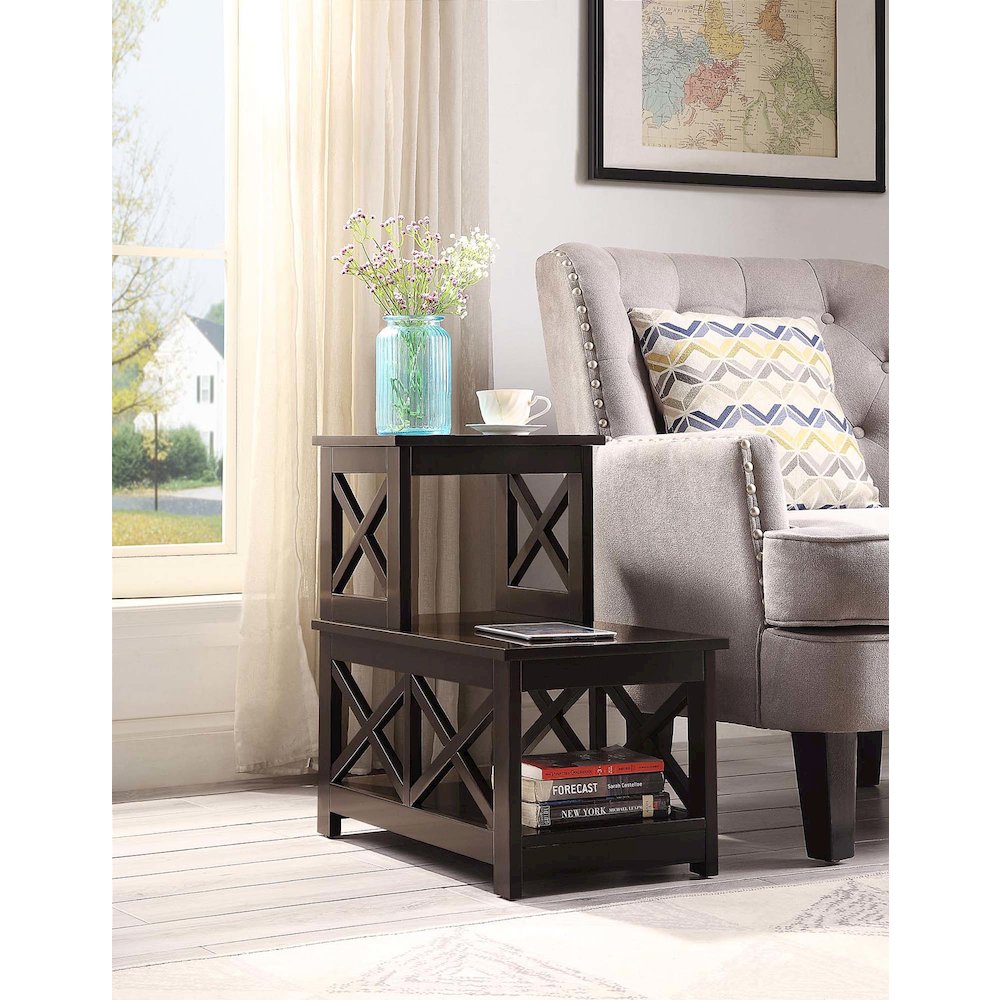 Oxford 2 Step Chairside End Table