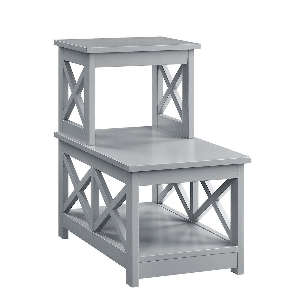 Oxford 2 Step Chairside End Table