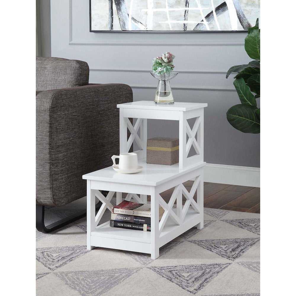 Oxford 2 Step Chairside End Table